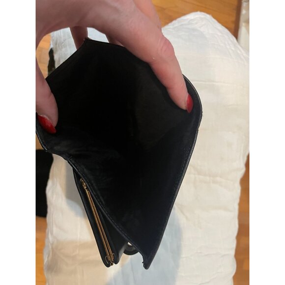 Authentic Chanel Long Bifold Wallet – Black Caviar Leather - Picture 10 of 11